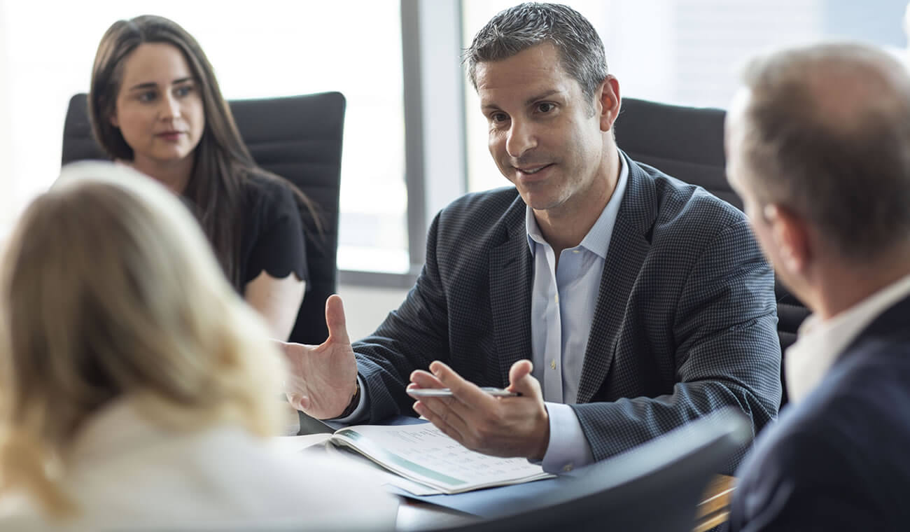 Investment Advisory Team during a meeting